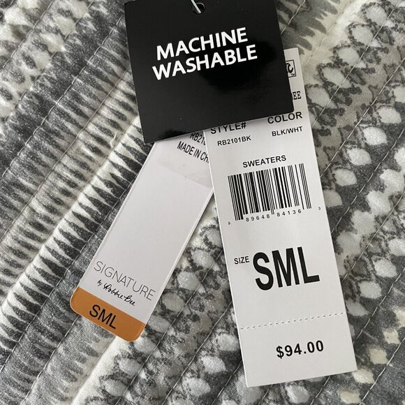 Robbie Bee Women's Rib Pleated Belted Dress Size Small - Picture 8 of 8